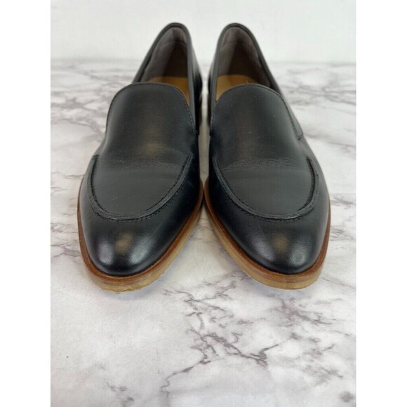 Everlane Women's Black The Modern Leather Loafers Sz 5 - Picture 5 of 11